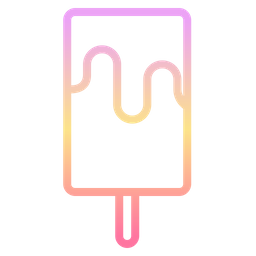 Choco Milk Ice Pop  Icon