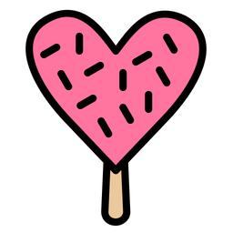 Heart Ice Pop  Icon