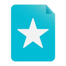 Bookmarked Paper  Icon