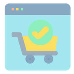 온라인 쇼핑 확인 온라인 쇼핑 쇼핑 웹사이트 아이콘
