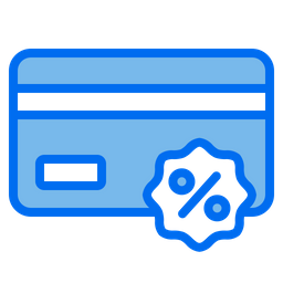 Discount On Card Payment  Icon