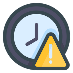 Caution Time Alert  Icon