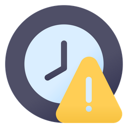 Caution Time Alert  Icon