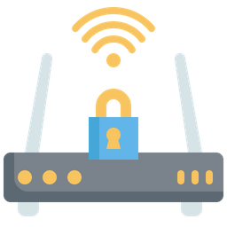 Seguridad del enrutador de internet  Icono