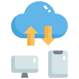 Cloud Data Sharing  Icon