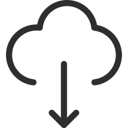 Cloud Download  Icon