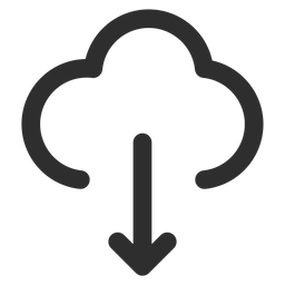 Cloud Download  Icon