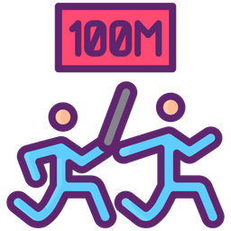 100 M Relay  Icon