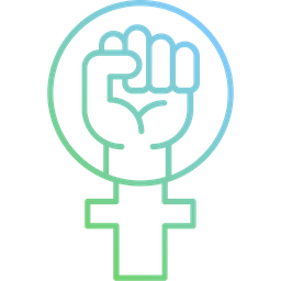 Feminismus-Protest  Symbol