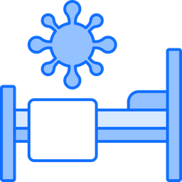 Cama hospitalar  Ícone