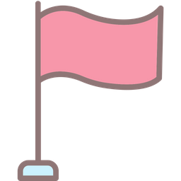 Leere Flagge  Symbol