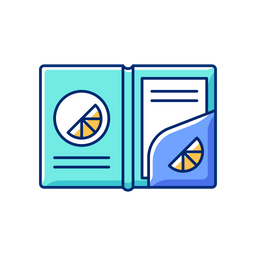 Branded paper folder  Icon