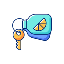 Branded keyring  Icon