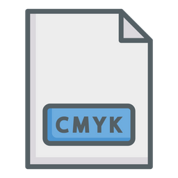 Cmyk Print  Icon