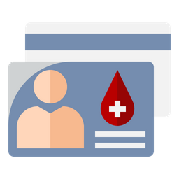 Blood Donor Card  Icon