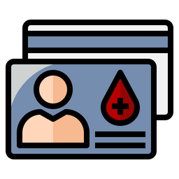 Blood Donor Card  Icon