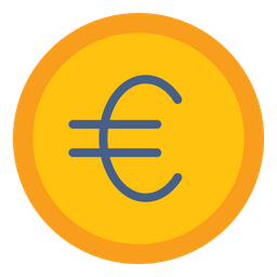 Euro Coin  Icon