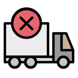 Cancelled Delivery  Icon