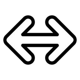 Doppelseitiger Pfeil  Symbol