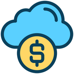 Dollar Cloud  Icon