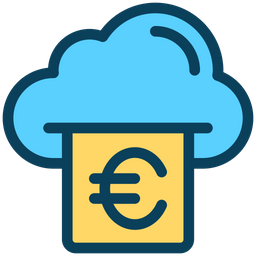 Euro Cloud  Icon