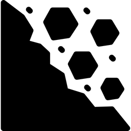 Erdrutsch  Symbol