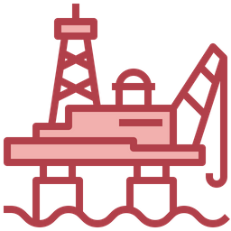 Plataforma offshore  Ícone