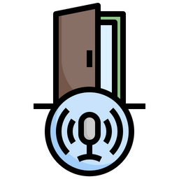 Door Voice Assistant Echo Dot Icon