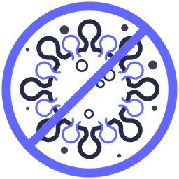 No Corona Virus  Icon