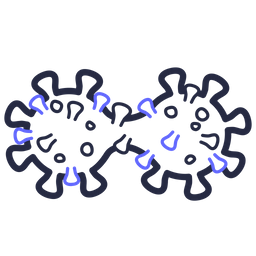 Corona Virus Multiplying  Icon