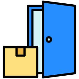 Door to door delivery  Icon