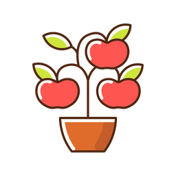 Fruit trees shrubs  Icon