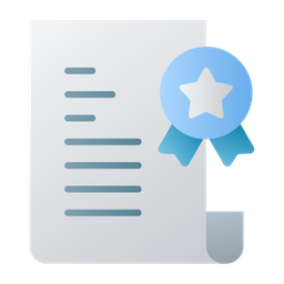 Certificate  Icon