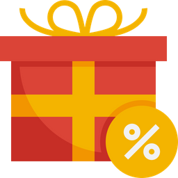 Gift Discount  Icon