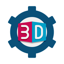 3 D Technology  Icon