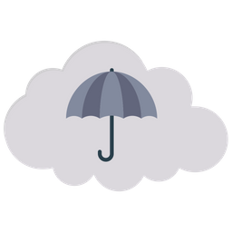 Cloud Insurance  Icon