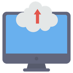 Computer Upload  Icon