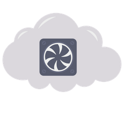 Cloud Ventilator  Icon