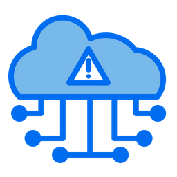 Cloud Network Alert  Icon