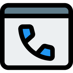 Online Call  Icon