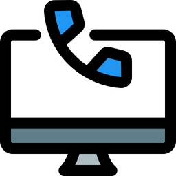 Online Call  Icon