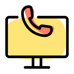 Online Call  Icon