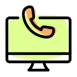 Online Call  Icon