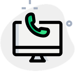 Online Call  Icon