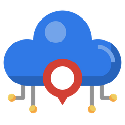 Cloud Location  Icon