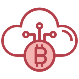 Cloud Bitcoin  Icon