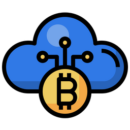 Cloud Bitcoin  Icon