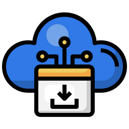 Cloud Download  Icon