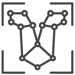 얼굴 스캔 구조  아이콘