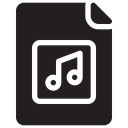 Audio File  Icon